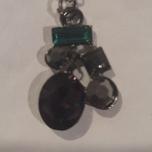 Paparazzi Black, Purple and Teal Necklace